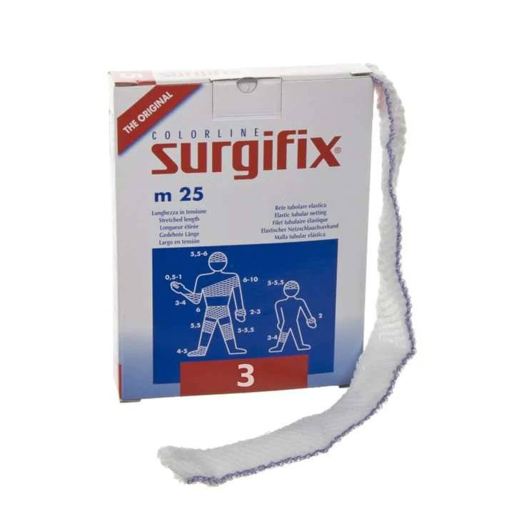 25m Storlek 3 Surgifix Elastic Tubular Netting Original Colorline