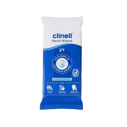 Clinell Antimicrobial Hand Wipes 30 Patientpack