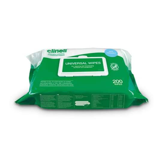 Clinell Universal Wipes Pack om 200