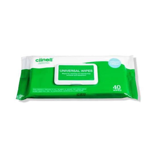 Clinell Universal Wipes  Pack of 40 - UKMEDI