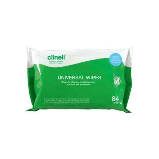 Clinell - Clinell Universal Wipes Pack of 84 - BCW84 UKMEDI.CO.UK UK Medical Supplies