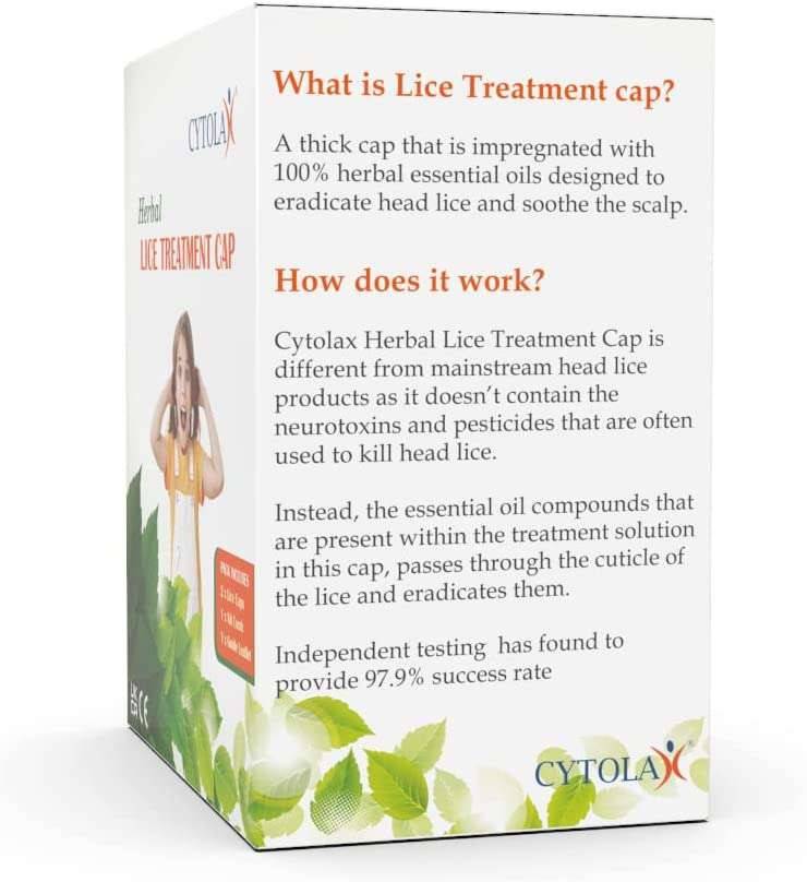 Cytolax - Cytolax Herbal Lice Treatment Cap - CY-TLC UKMEDI.CO.UK UK Medical Supplies