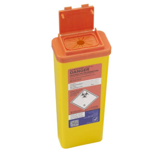 0,5 liters Sharpsguard Orange kärl
