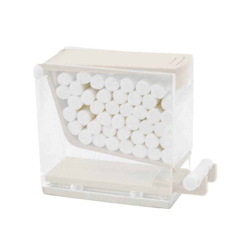 Cotton Roll Dispenser White