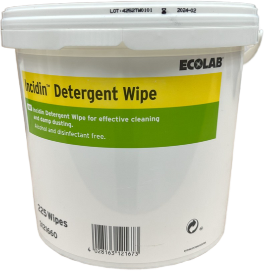 Ecolab Incidin Detergent Wipe 225 Wipe Hink