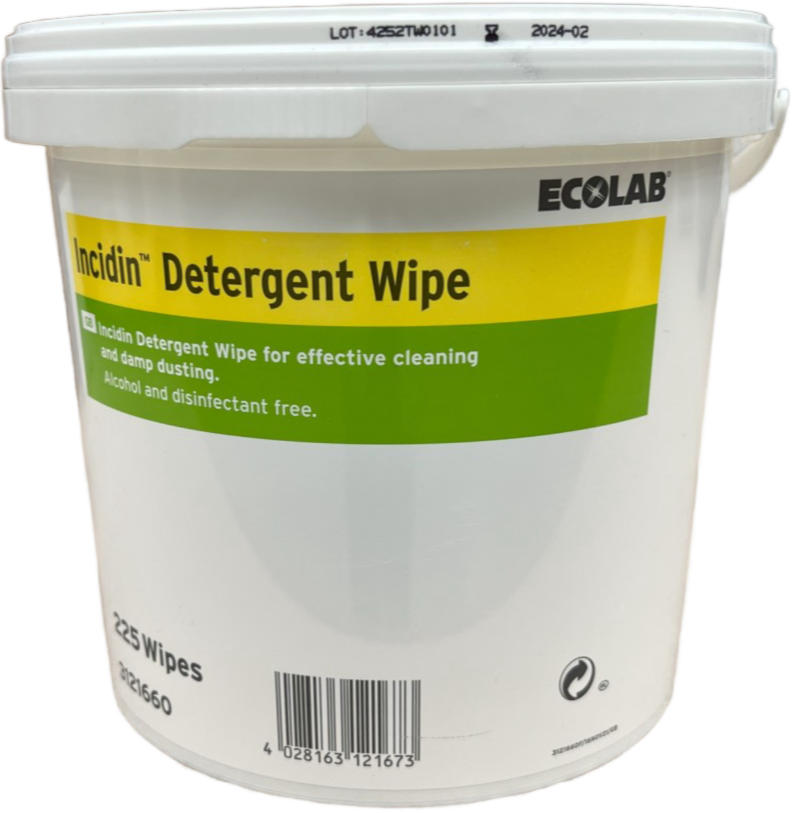 Ecolab Incidin Detergent Wipe 225 Wipe Hink