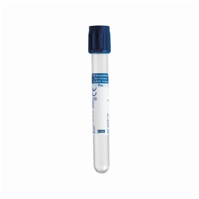 BD Vacutainer Spårelement 6ml K2 EDTA blodprovsrör