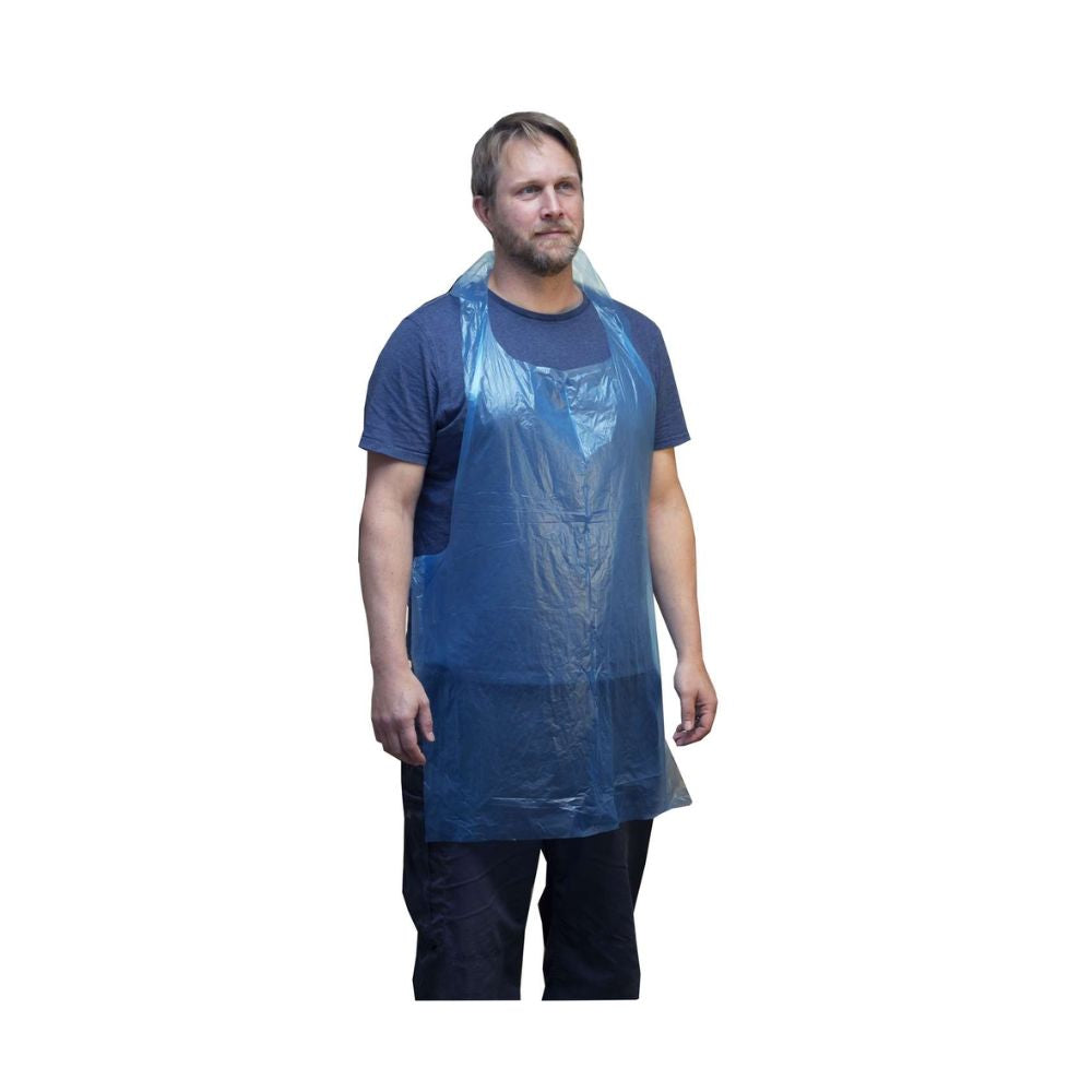 Blue Economy Disposable Aprons Flat Pack of 100