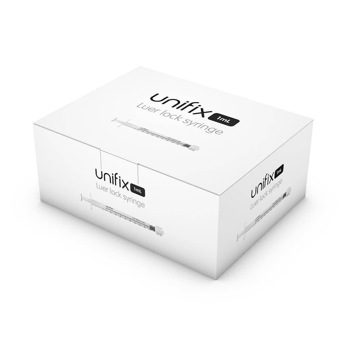 1 ml Unifix Luer Lock-spruta