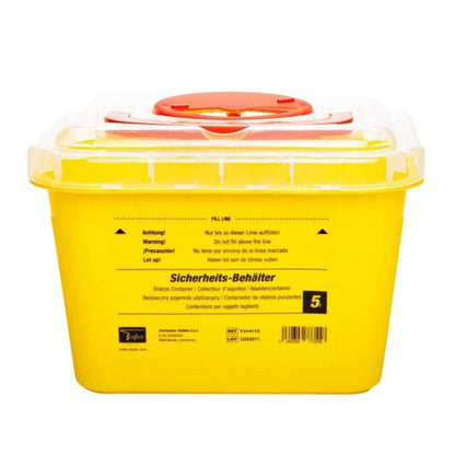 5 Liters Teqler Gul Skärande Avfall Behållare