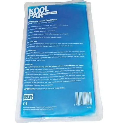 Koolpak Återanvändbar Värme- och Kylpack 12cm x 29cm