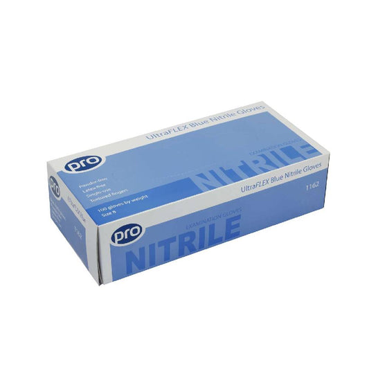 PRO UltraFLEX blå nitril handskar box med 100 st