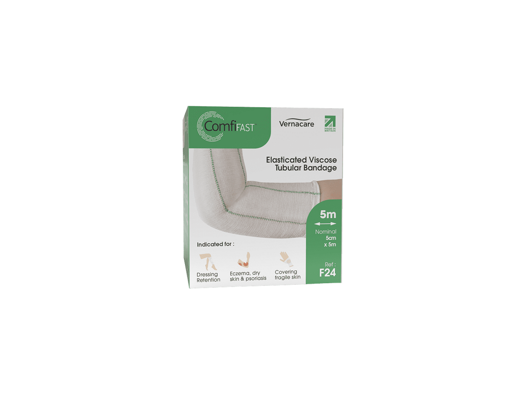 ComfiFast One Way Stretch Tubular Bandage Grön 5cm x 5m