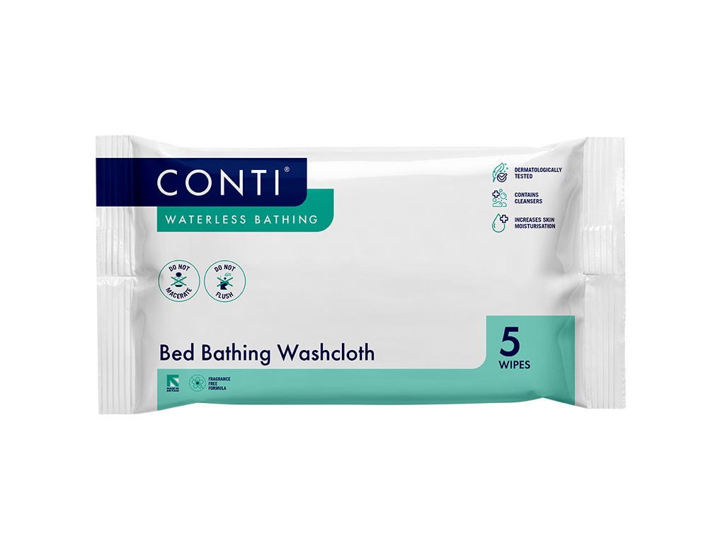 Conti Bed Bad Tvättlapp Doftfri 5 Dukar