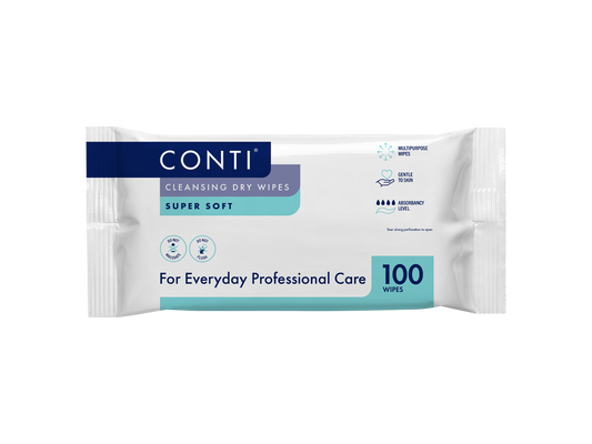 Conti Cleansing Dry Wipes Super Soft Small
