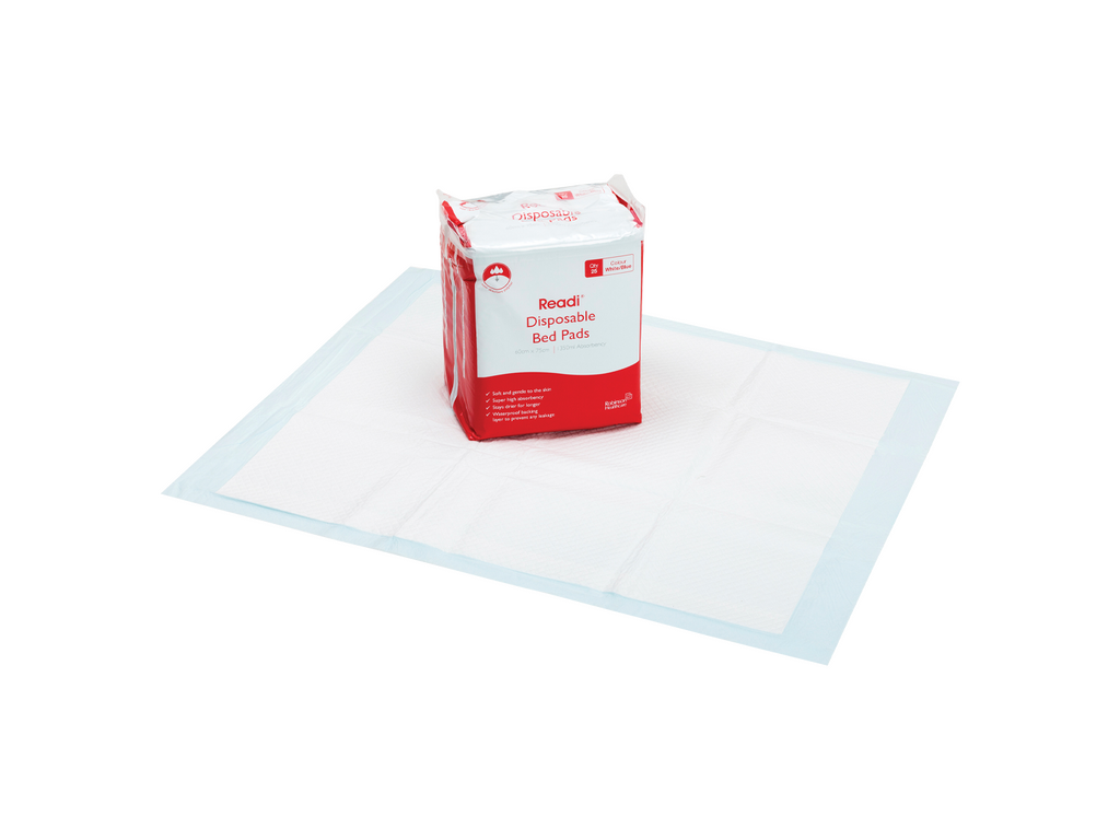 60 cm x 75 cm Readi engångssängkuddar Sap 1350 ml x 25 dynor