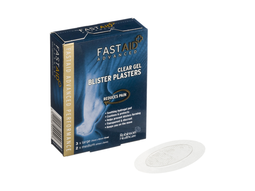 Fast Aid Advanced Blister Plasters Clear Gel Pack om 5