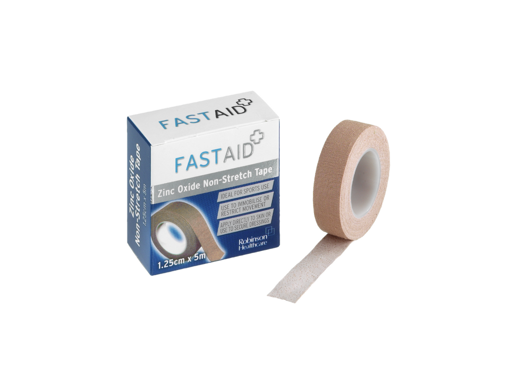 Fast Aid zinkoxid, icke-stretch-tejp 1,25 cm x 5 m