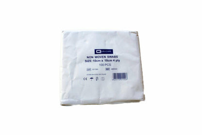 Gauze Swabs 10 cm x 10 cm 4 Ply x 100