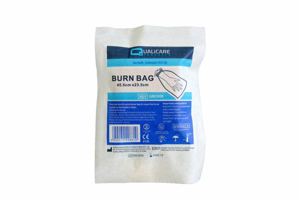 Burn Bag - Steril påse för att täcka Brännskador på händer eller fötter