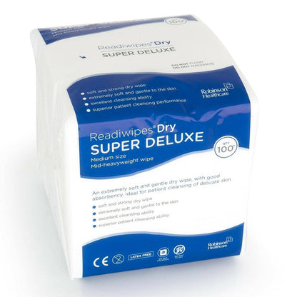 Readiwipes Dry Super Deluxe Medium 100's