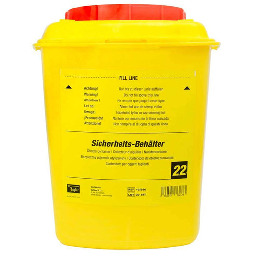 22 liters Sharps-behållare