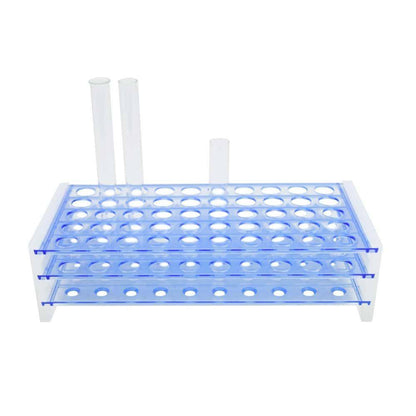 50 slits plastprovrörsställ 7 x 21,5 x 10,5 cm