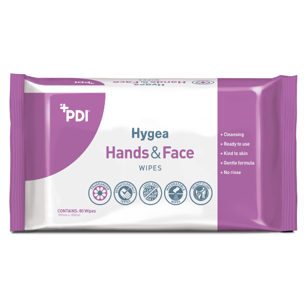 Hygea Hands & Face Wipes Paket med 80 st