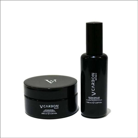 - V-Carbon Peel System with Activated Carbon 200ml + 100ml Promoitalia - UKMEDI.CO.UK UK Medical Supplies