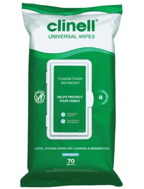 Clinell Universal Wipes Pack om 70