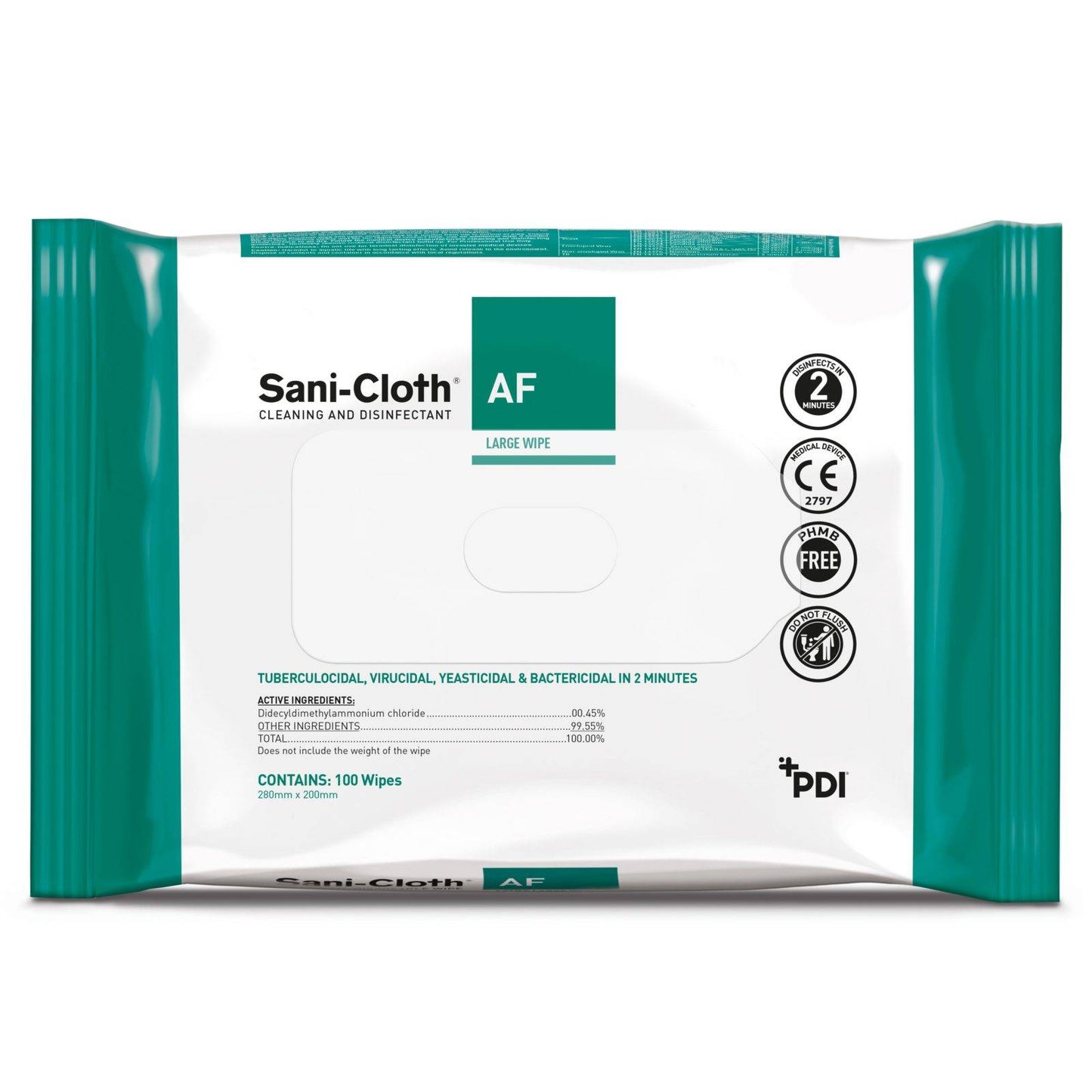 Sani-Cloth AF Wipes Pack om 100