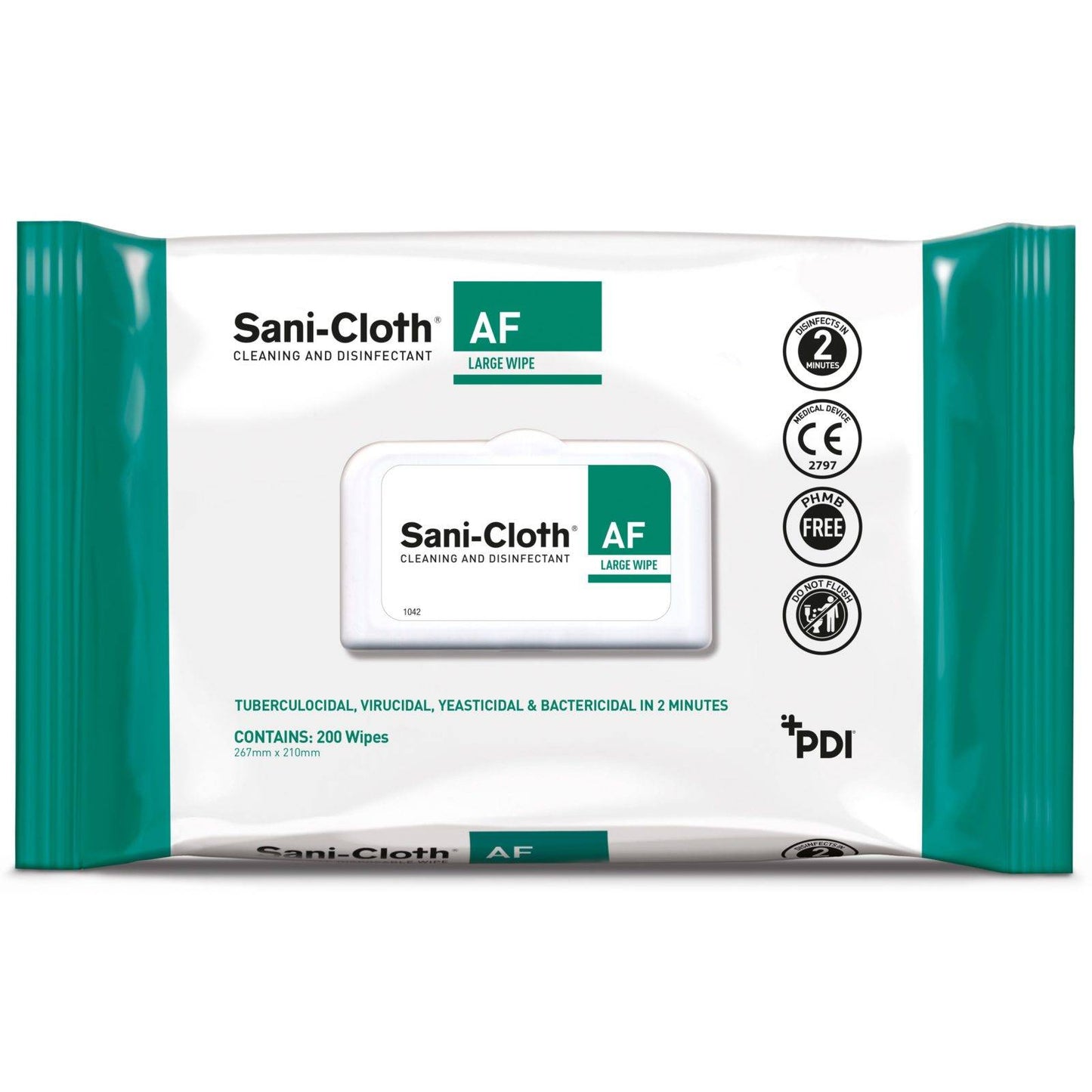 Sani-Cloth AF Wipes Pack om 200