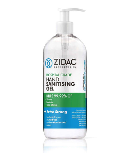 500 ml Zidac Hospital Grade Hand Sanitizing Gel