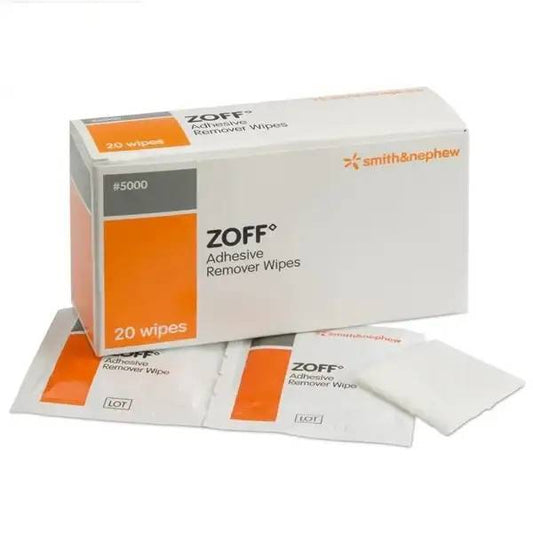 Zoff Adhesive Remover Wipes Pack om 20